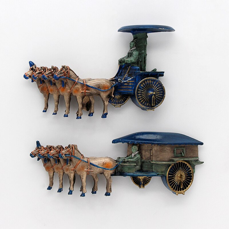 Terracotta warriors Qin Dynasty ancient China Souvenirs 3d fridge magnet Hufu souvenir collection Xi'an Shaanxi collection