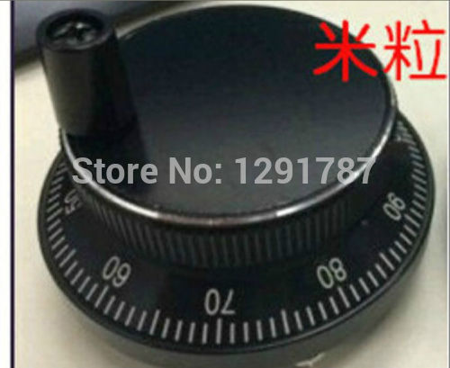 Hand wheel Pulse Encoder 100PPR CNC Mill Router Control For CNC System Black