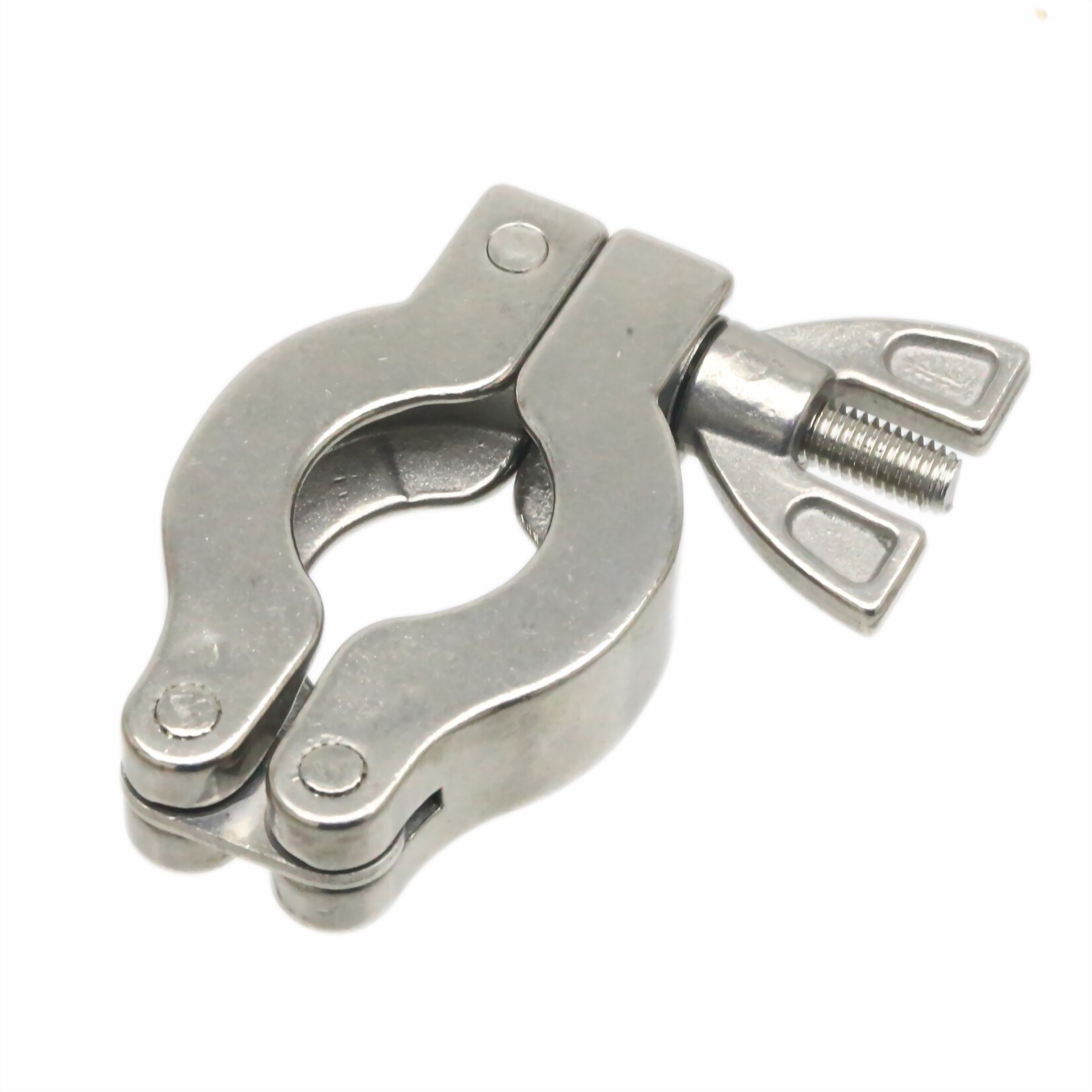 ISO-KF10 NW/KF-10 Hinge Wing-Nut Clamps Stainless Steel 304 Vacuum Flange Fitting (No Centering & O-Ring)