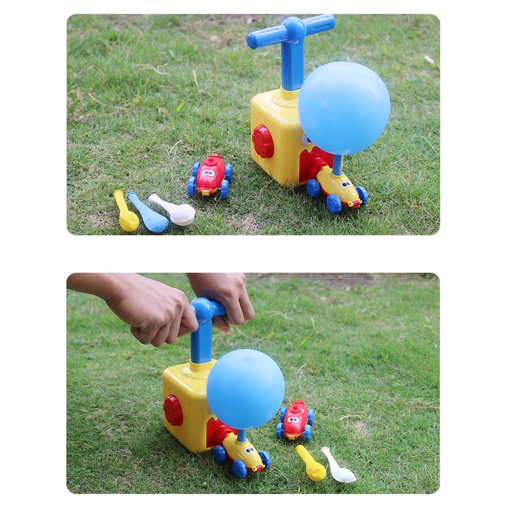 Kids Ballon Auto Speelgoed Educatief Diy Aerodynamische Auto Speelgoed Inertiële Power Auto Perfecte Speelgoed Voor Kinderen