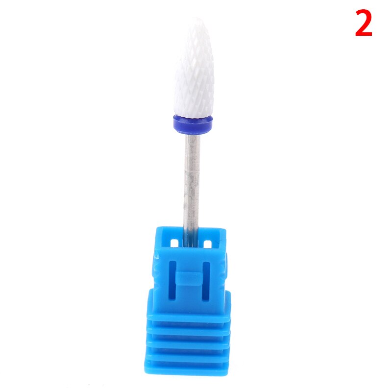 Limas eléctricas para uñas broca fresadora para manicura molino cerámica de uñas de manicura de pedicura de lijado de la cabeza: A2
