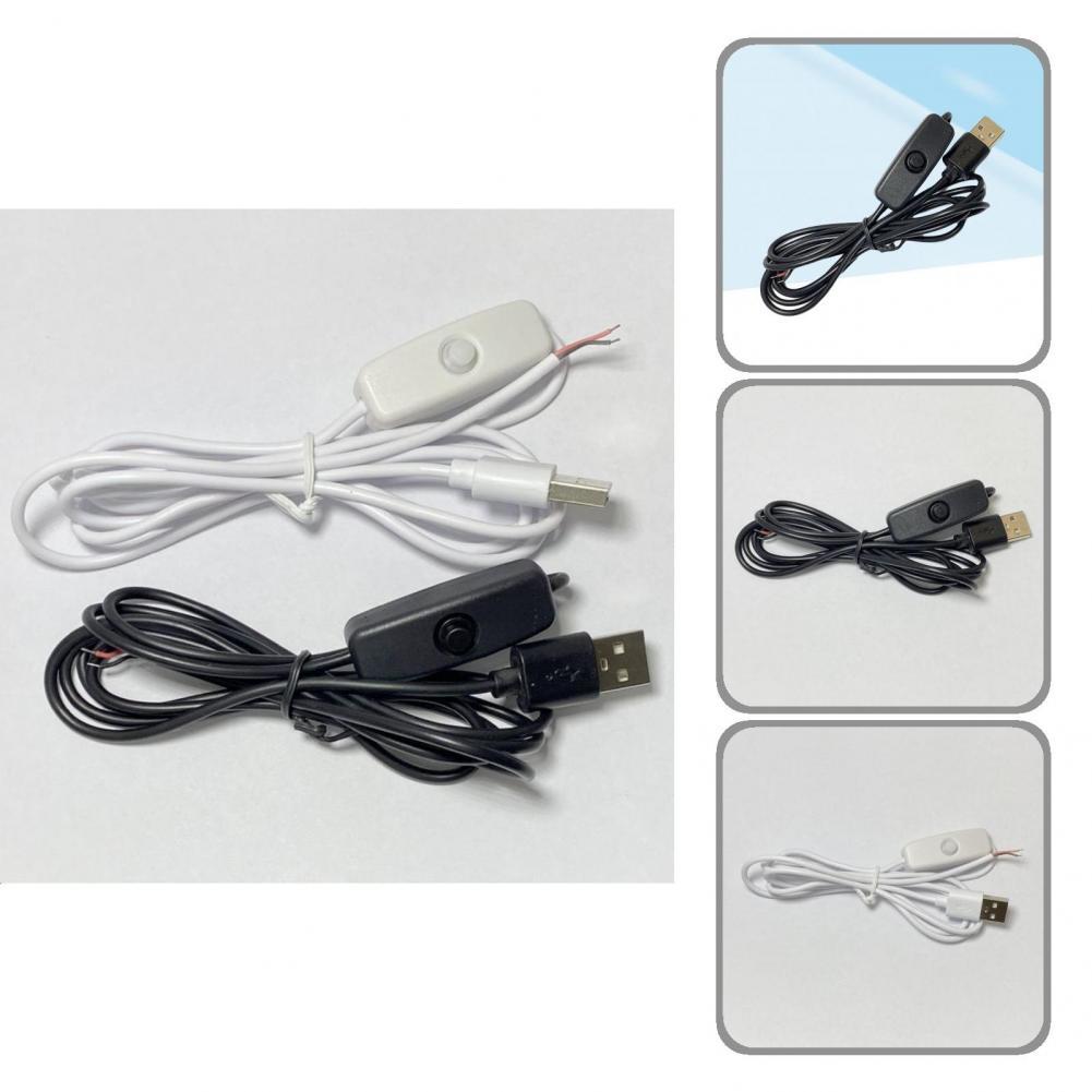 Switching Power Wire Lightweight Switching Power Cord Plug Play Fine Workmanship Excellent LED Lamp Button Power Cord