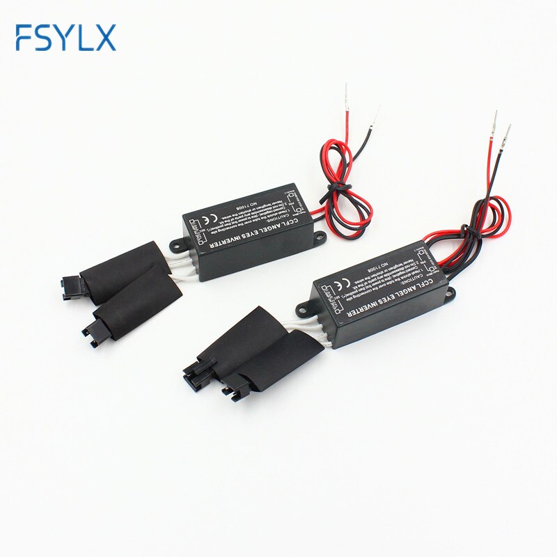 FSYLX 2x CCFL Inverter for Angel Eyes Halo Ring CCFL Spare Ballast for BMW e46 for honda for toyota motorcycle CCFL ballast