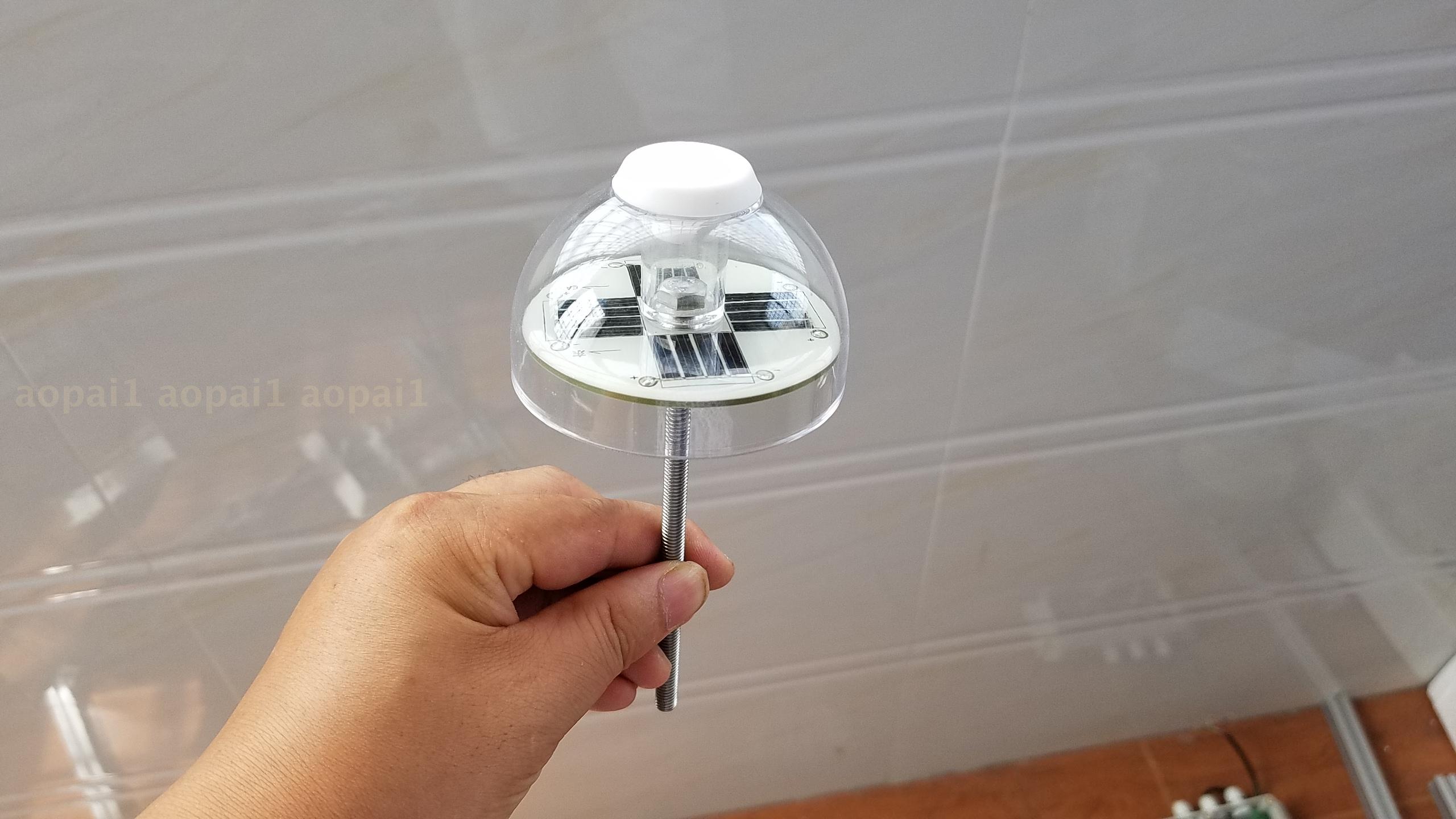 Solar-Tracking Azimut Detektor, Solar Azimut Erkennung, vier 2 V Solarzelle Vier Quadranten Erkennung Kopf