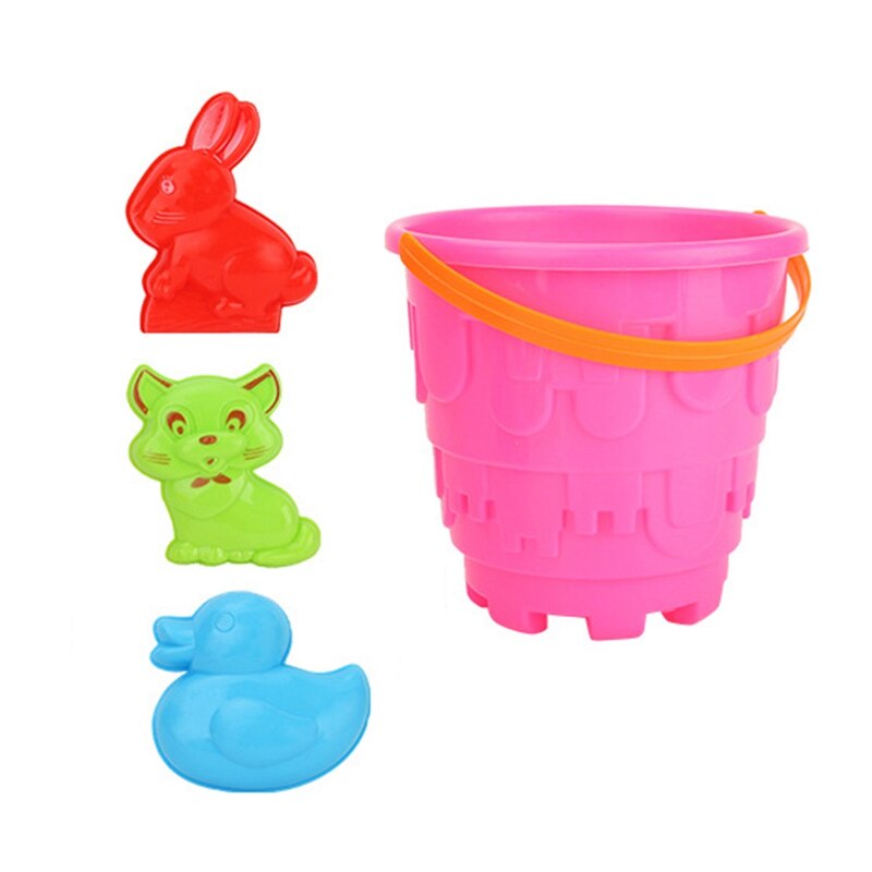 Summer Kids Play Sand Beach Toys Castle Bucket Spade Shovel Rake Water Tools Set for Kids Beach Toys Fun Shovel Molds