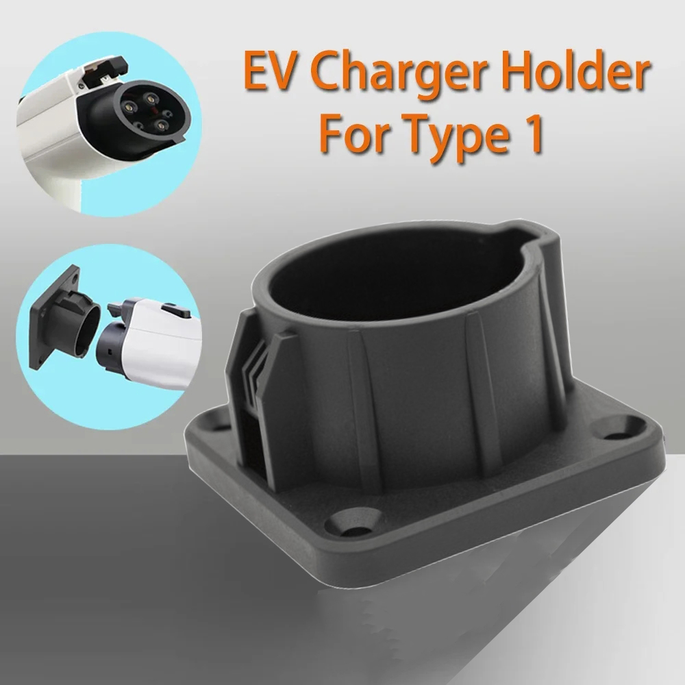 Soporte de cargador tipo 1 Ev montado en la pared para coche, soporte de Cable de carga para vehículo eléctrico para enchufe tipo 1 J1772, base de funda de cargador Ev