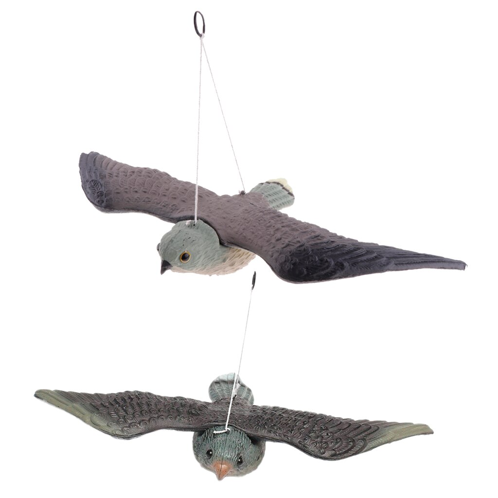 2pc żywe latający jastrząb strach na wróble wabik kontrola ptaków pielęgnacja ogrodu odstraszacz strach