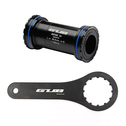 GUB BB386/24 Ceramic Bearings Bicycle Press Fit Bottom Brackets Axle for MTB Road Bike Parts 24mm Crankset Chainset Spindle: Default Title