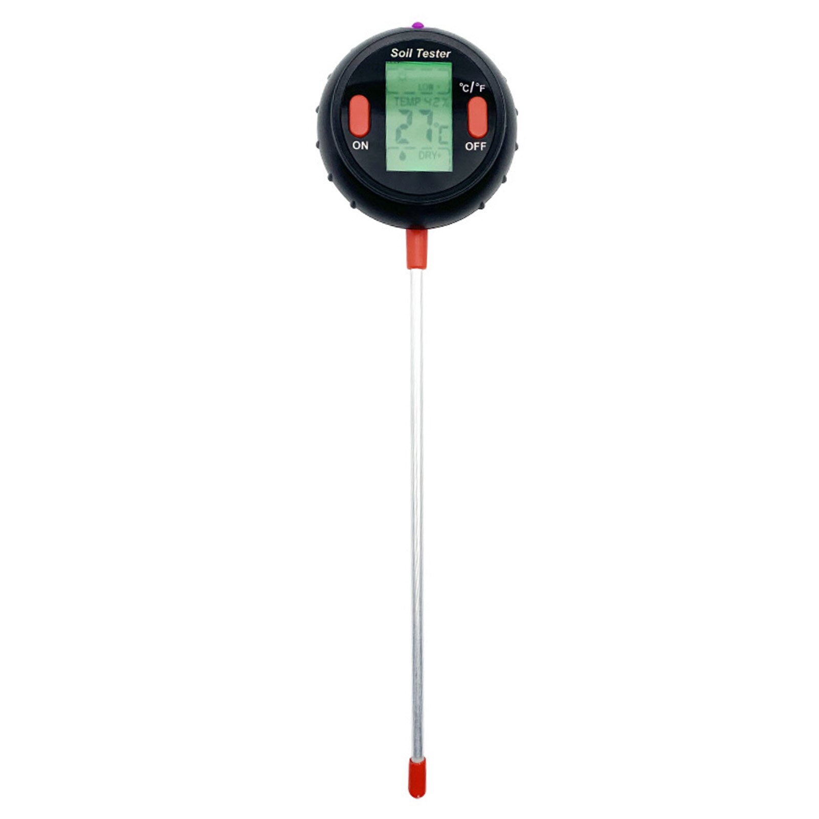 Medidor Digital de pH del suelo 5 en 1, medidor de humedad, niveles de PH, temperatura, luz solar, medidor de intensidad de humedad del suelo, Digital: Type 6