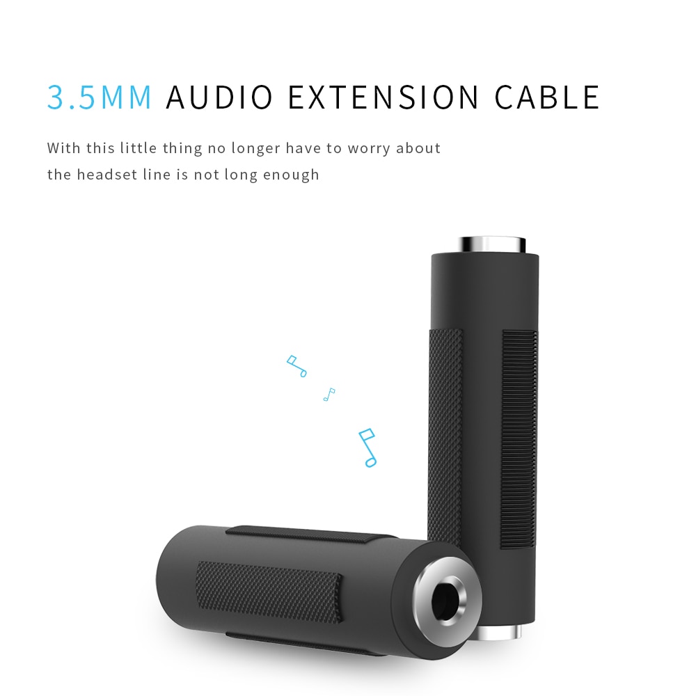 3.5Mm Audio Adapter Voor Headset Oortelefoon 3.5Mm Vrouwelijke Aan Vrouwelijke Jack Stereo Adapter Connector Audio Verlengkabel