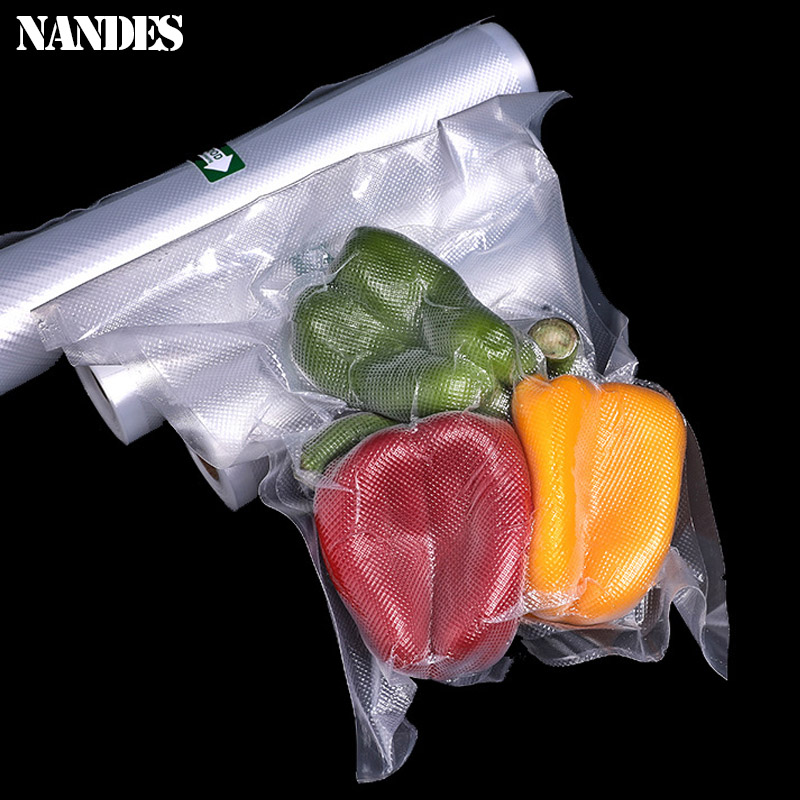 500cm/Rolls Food Vacuum Bags for Sous Vide Storage Packaging bag for Vacuum Sealer Meat Fruits Vegetables