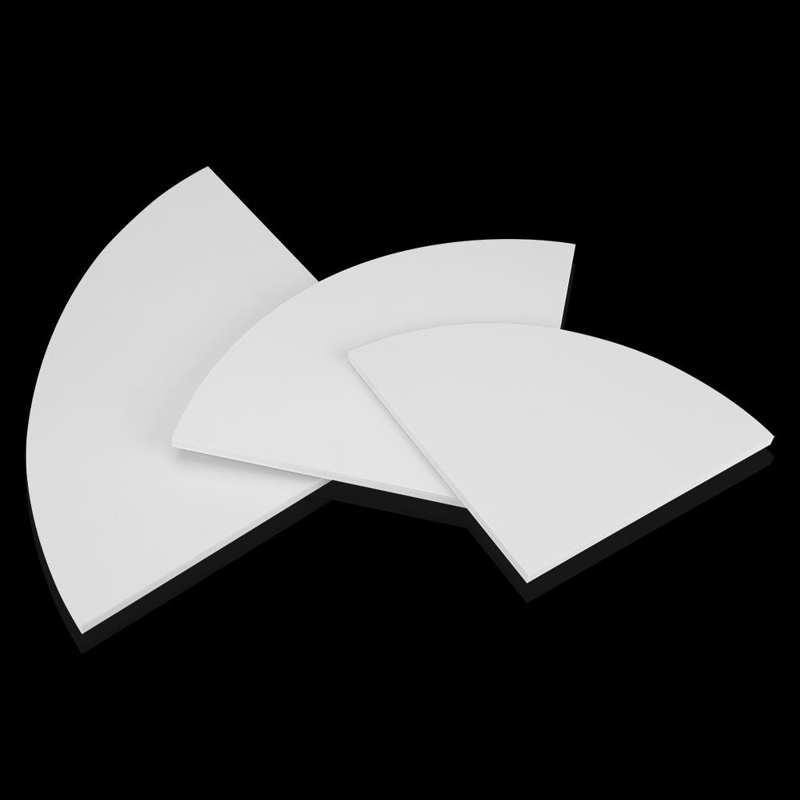 3Pcs Floating Corner Shelf Wall-Mounted Storage Rack Bookshelves Home Wall Furniture Office Decor