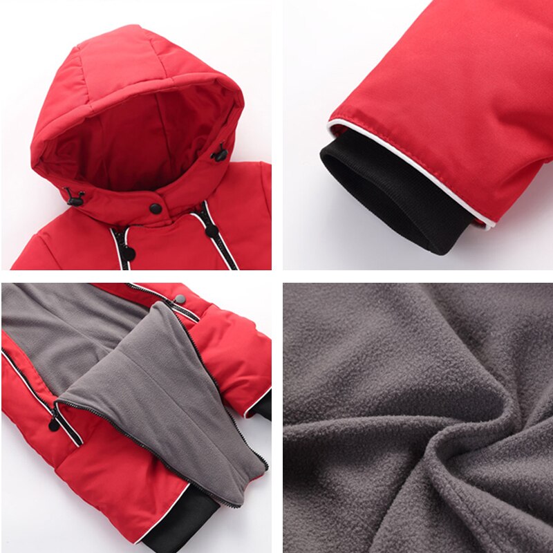 IYEAL Kinderen Baby Kleding Winter Snowsuit Eendendons Romper Outdoor Peuter Meisjes Overalls voor Jongens Kids Jumpsuit 1-4 jaar