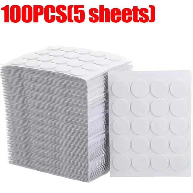 15 mm witte kaarsenlontstickers dubbelzijdig klevend voor doe-het-kaarsen maken Kit Materiaal Beweegbaar Vast punt Hittebestendigheid: Light Grey