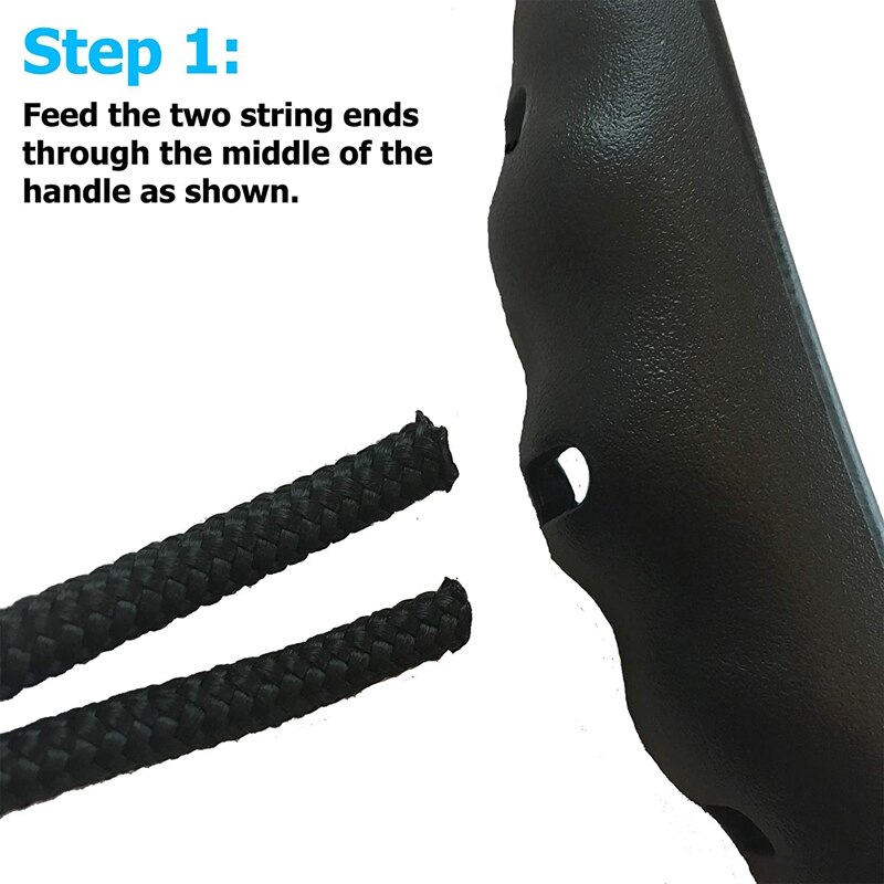 2 Stuks Kajak Handgrepen Sterke T-Handgreep Ultra Zware Bungee Kajak Vervanging Installatie Kit