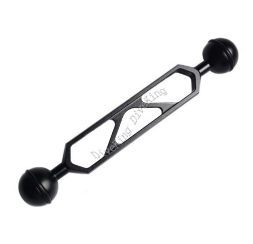 Dual Joint Ball Extend Aluminum Arm Extension Diving Underwater Photography 6inch 8inch Arm Extension: 6 inch