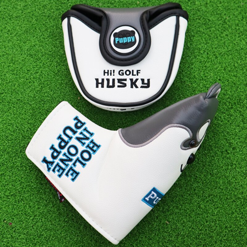 International Standard PU Waterproof Golf Club Putter Head Covers Sets Soft Velvet Inner Protective Cover Golfing Accessories