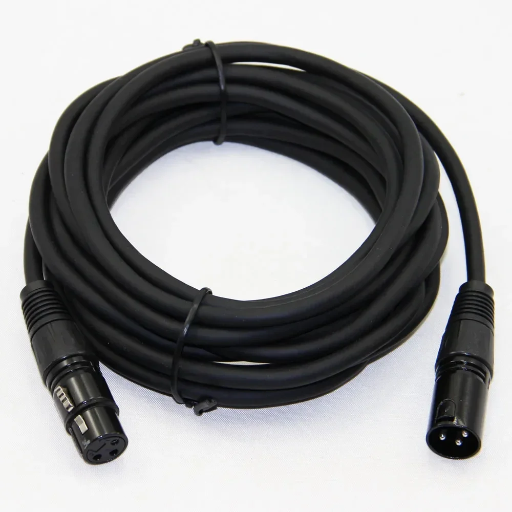 Cable de Audio XLR macho a hembra/macho M/F OFC blindado para mezclador de micrófono Femlae a hembra F/F 1m 1,8 m 3m 5m 10m 15m 20m