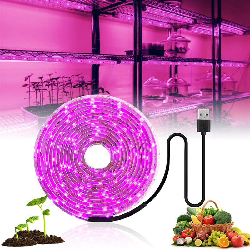 USB Led Grow Strip Phyto Lamp Licht Volledige Spectrum Plantengroei Licht Kas Phytolamp voor Planten Hydrocultuur Groeisysteem