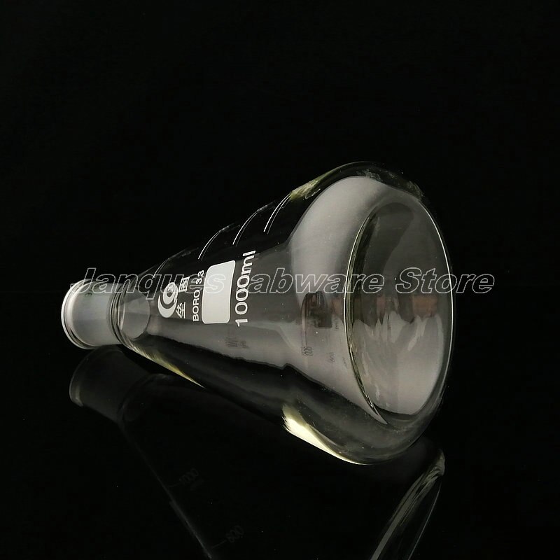 1Pcs Hoge Borosilicaatglas Driehoekige Kolf Met Standaard Frosted Mond 19 #24 #29 # Lab 25Ml 2000Ml Conische Kolf