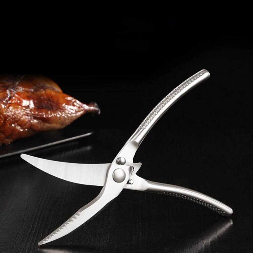 1pc Kitchen Stainless Steel Poultry Shear Chicken Bone Scissor Kitchen Gadget