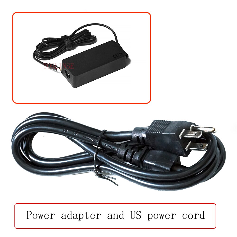 20V 3.25A 65W USB Type C Power Adapter Charger for Lenovo Thinkpad X1 carbon Yoga X270 X280 T580 P51s P52s E480 E470 s2 Laptop: US