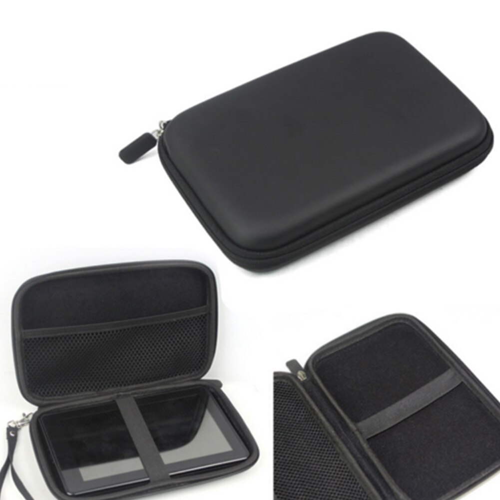 7 inch draagbare waterdichte opbergtas met ritssluiting voor voertuigen, krasbestendig, gps-navigatiesysteem voor garmin drive smart 61
