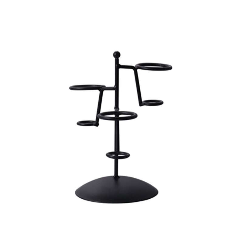 HX5F Ijsje Houders Kegels Kegel Display Stand Wafel Sushi Hand Roll Stand Rack Ijzer Materiaal Voor Keuken Bakken party: 3 hole