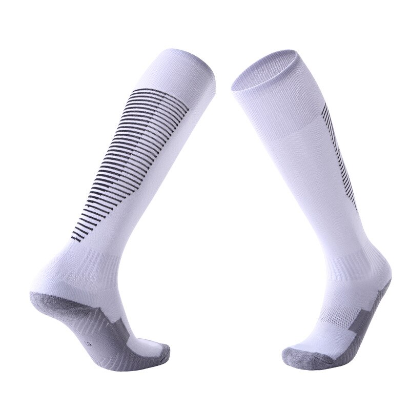 Adult Motocross Socks Non-slip Over The Knee Football Socks Thick Towel Bottom Socks Sweat-absorbent Wear Sports Socks: C1-09