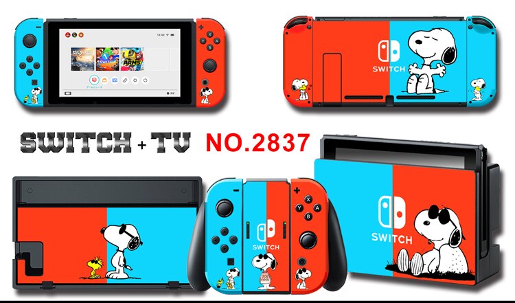 Vinile Autoadesivo Della Pelle Dello Schermo Coniglio/Snoop y Skin Protector Adesivi per Nintendo Interruttore NS Console + Controller + Del Basamento sticker: 2837 skins