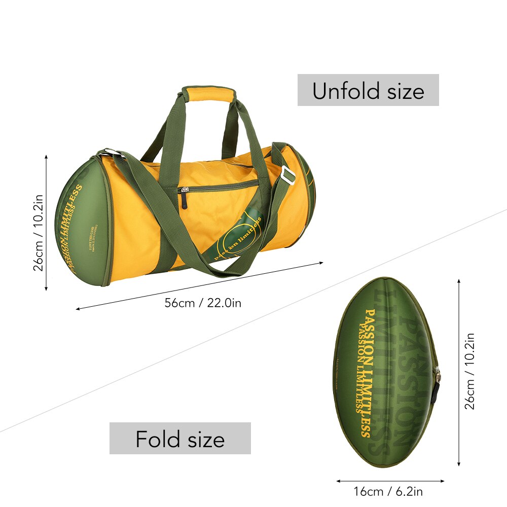 15 kg Outdoor Sports Duffel Bag Waterproof Gym Fitness Bag EVA + 600D Folding Workout Exercise Carry Bag Travel Luggage Pack