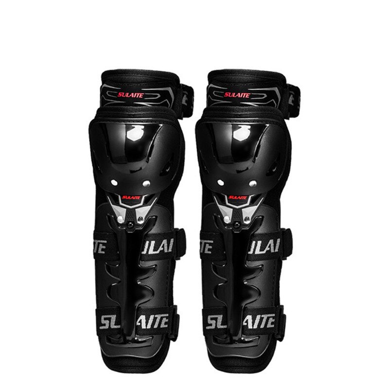 SULAITE 4Pcs Motorcycle Knee Elbow Pads Motocross Knee Protectors Shin Guards Protective Gears for Skiing Skating Racing Riding: knee Pads