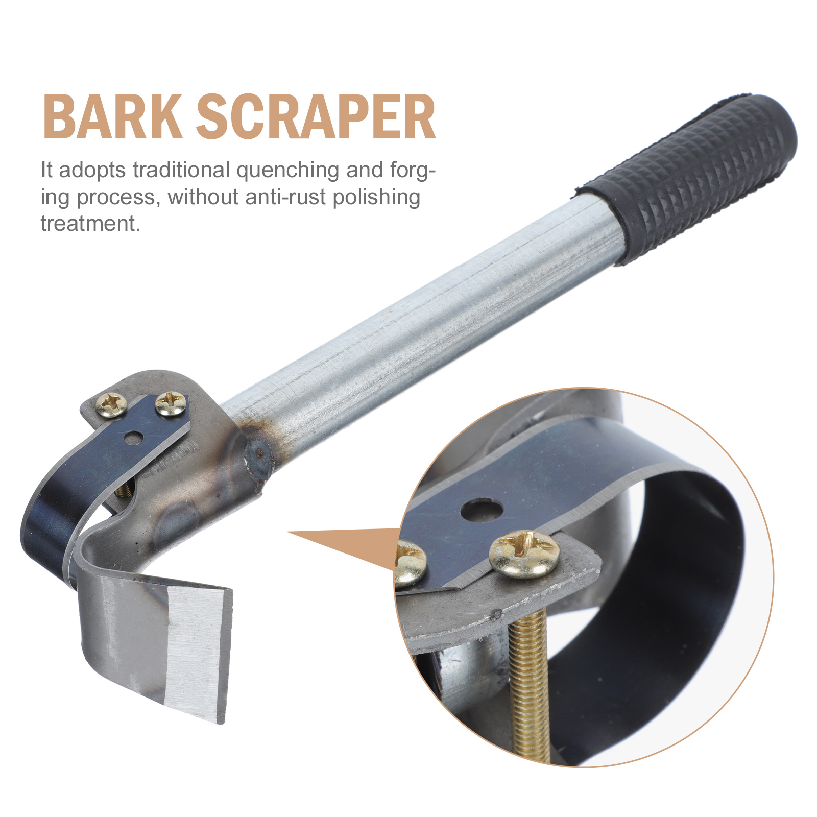 Tool Boomschors Schraper Debarking Dunschiller Fruit Log Hand Scheren Tuin Houtbewerking Toolsscarping Verwijdering Takken Tuinieren