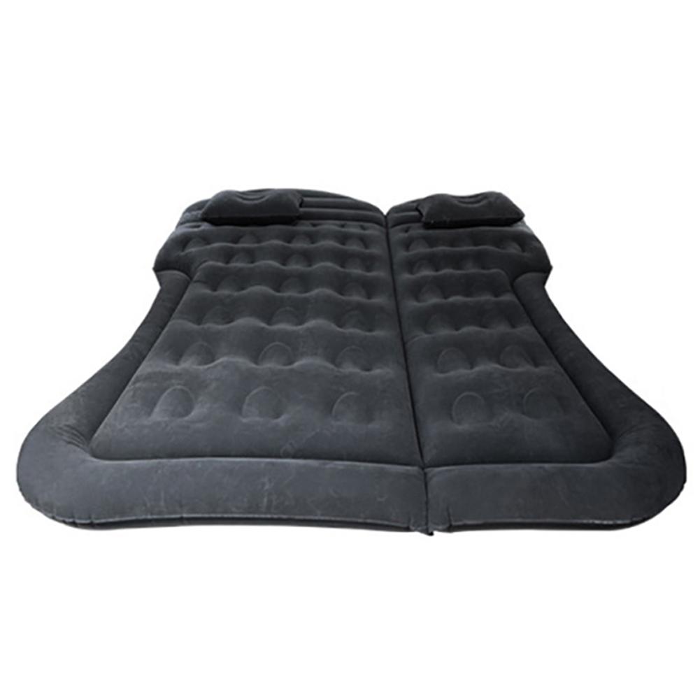 Cama inflable para coche y SUV, colchón de aire para viaje, parte trasera, accesorios para coche: Negro