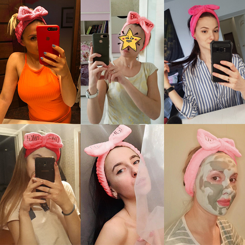Diademas con lazo de vellón para mujer y niña, bandana suave y cálida con orejas de Animal, turbante, accesorios para el cabello