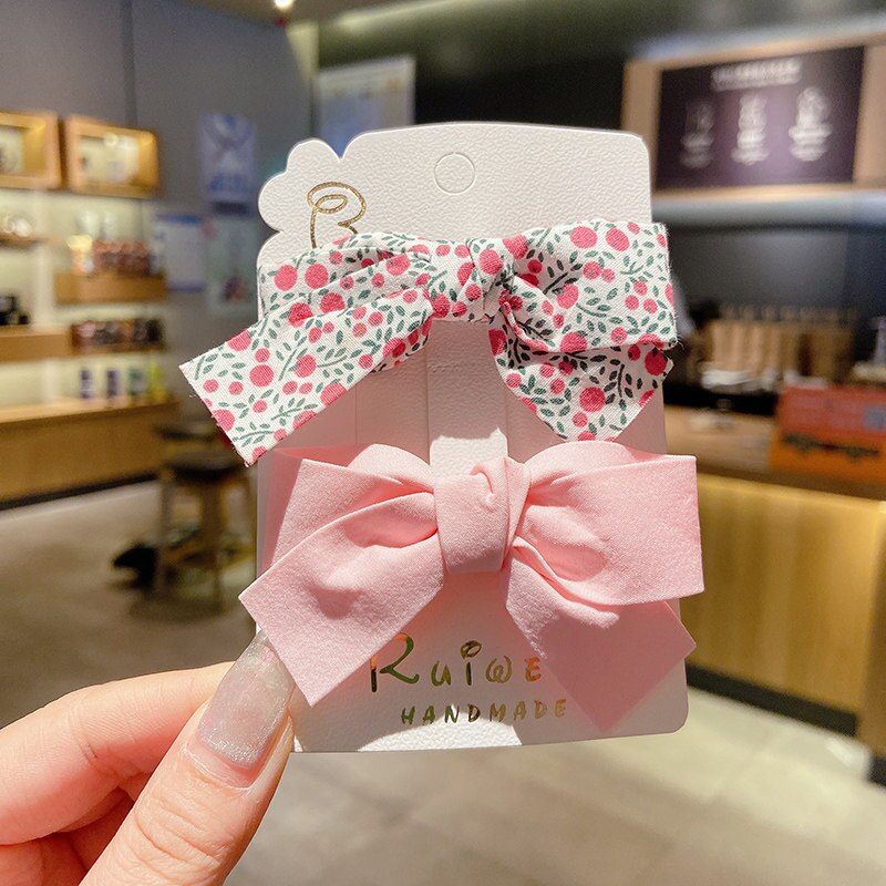 Accessori per capelli per bambini per bambina fiocco floreale forcina per bambini carino principessa fiore Clip: 3
