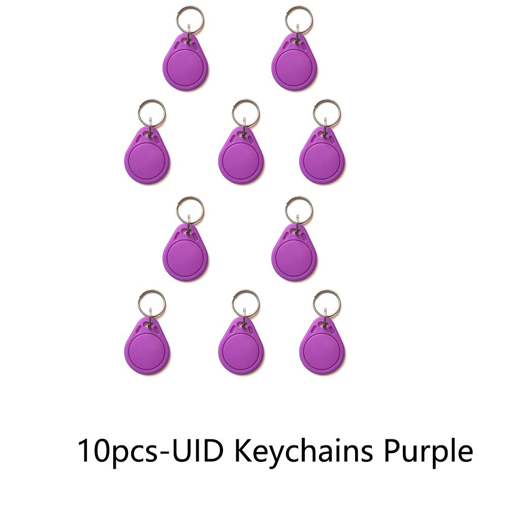 5/10PCS RFID Access Control Clone Badge NFC Smart Chip 0 Block Rewritable Copy Key Fob 13.56MHZ 1K S50 Duplicator Copy Tag