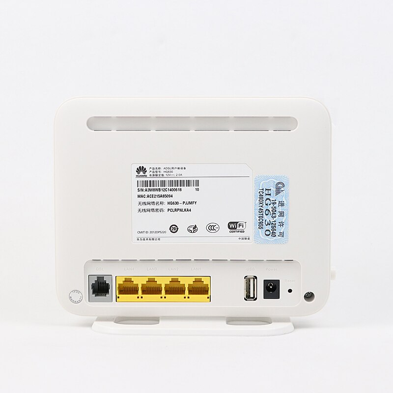 Original Hua wei hg630 wireless wifi modem 300M VDSL2 / ASDL2+ Router