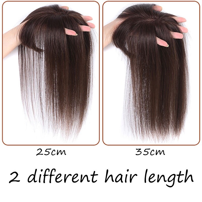 Synthetic Straight Hair Extensions for Women Natural Color Top Closures Clip In Hair Extension Hairpieces MUMUPI