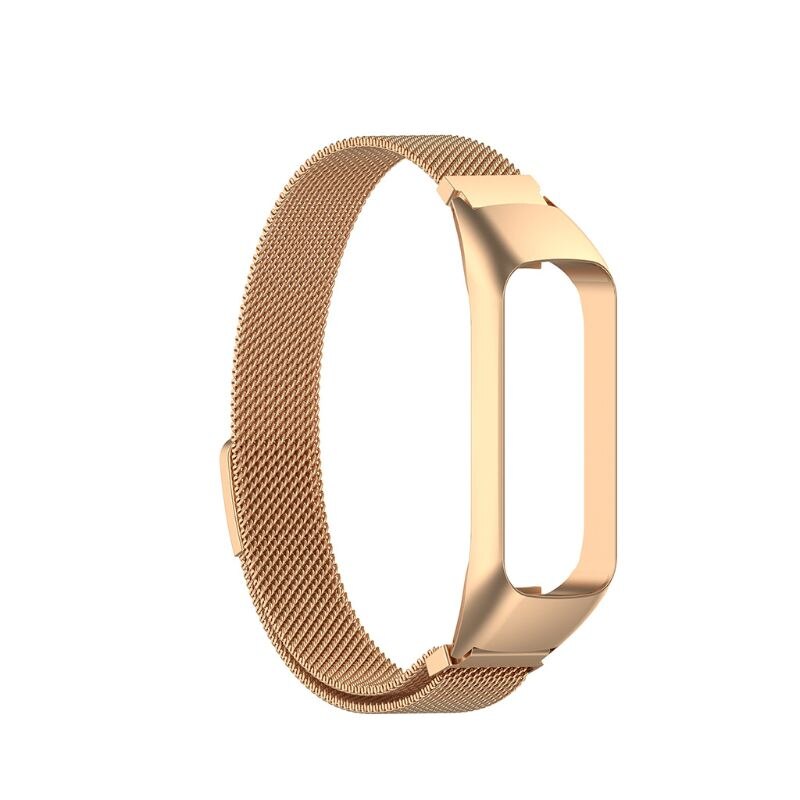 Smart klocka band passform e handledsband milanese rostfritt stål utbyte magnetisk rem för samsung galaxy fit-e smart ban