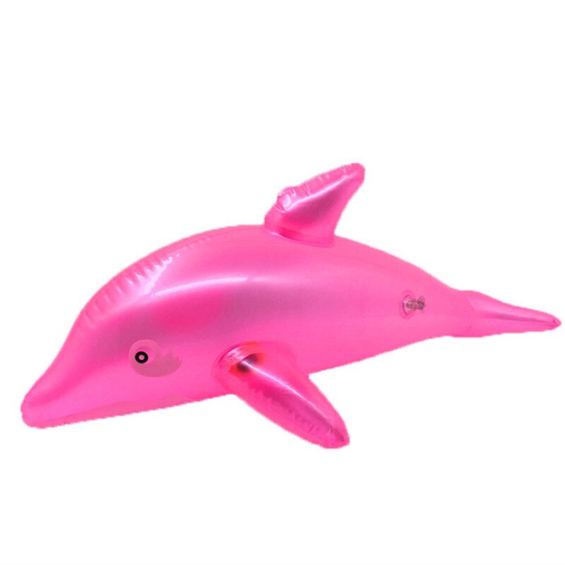 1 PC Simulation Cute PVC Blow Up Toy Inflatable Dolphin Beach Toy Bath Time Toy for Girls Boys