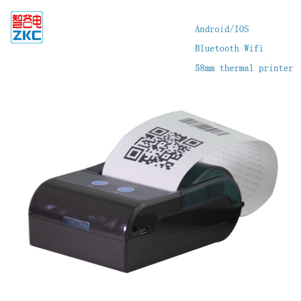 Draadloze Android/IOS mini bluetooth 58mm thermische printer