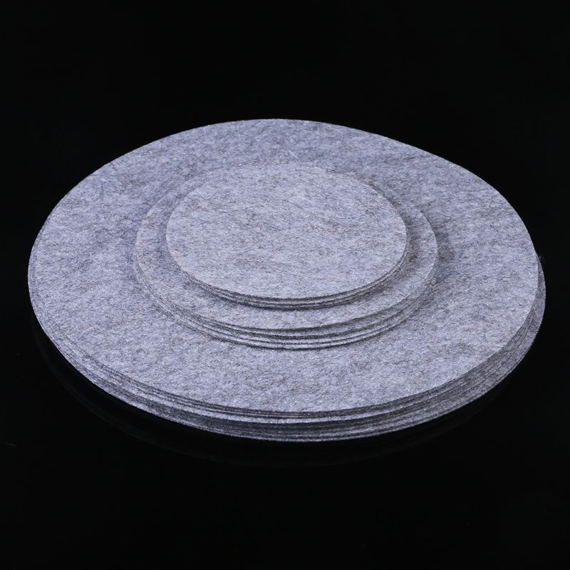 Set  of 24 mjuka filtplåtavdelare 3 storlekar pan separator pads köksredskap bakeware kruka staplingsskydd maträtt repskydd