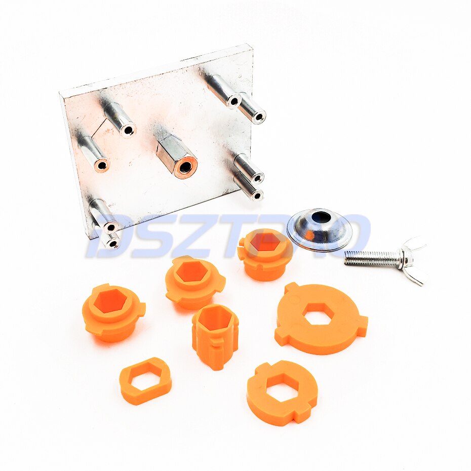 Head lamp position Plate modify tool Mode H1 H4 H7 H11 9005 9006 D2R For Q5 Hella Projector lens Head Light modification: Army Green