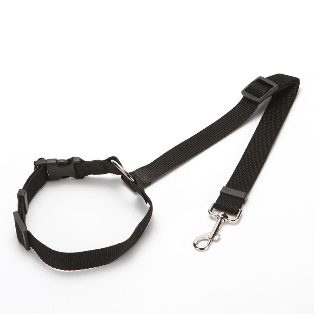 Huisdier Producten Universele Praktische Kat Hond Veiligheid Verstelbare Autogordel Harness Leash Puppy Seat-Riem Reizen Clip Strap leads: Black