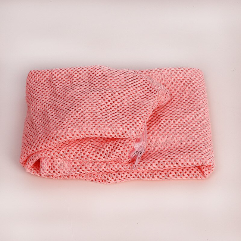 Bolsa de banho para gatos, mochila de malha para limpar as unhas, sem arranhões, com contenção para as unhas: Rosa