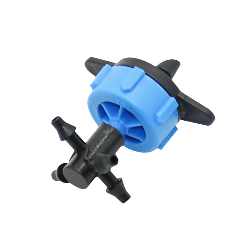 8L Dripper water splitter 4-way Cross arrow dropper water debit drip irrigation Pressure Compensating Emitter 10PCS