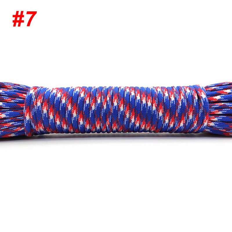 Dia.4mm 9 Stand Cores Paracord For Survival Parachute Cord Lanyard Camping Climbing Camping Rope Hiking Clothesline