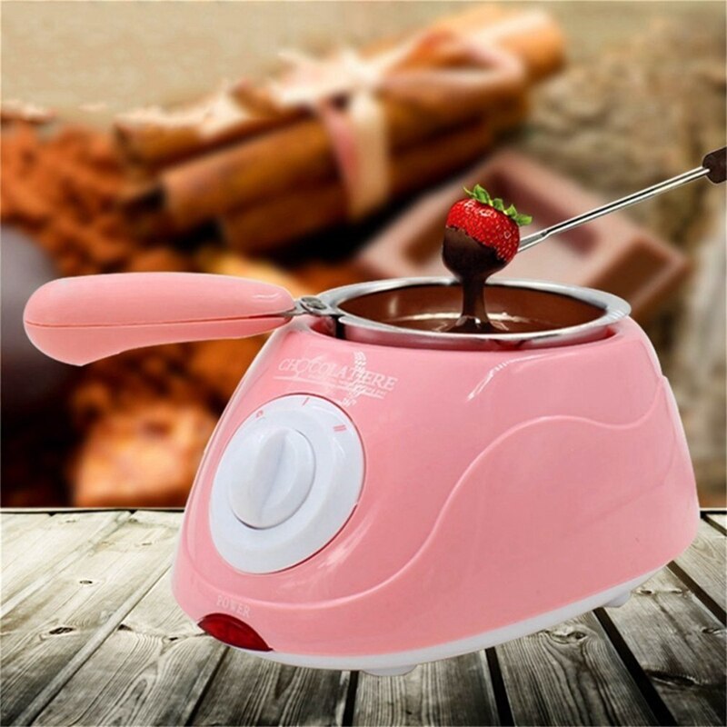 -Chocolate Candy Melting Pot Electric Chocolate Fountain Fondue Chocolate Melt Pot Melter Machine Diy Kitchen Tool Handm