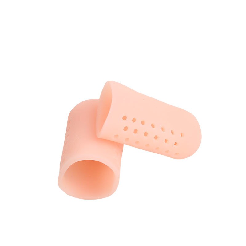 4 stk = 2 par fodfinger korrektor knyst storetå separator pedicure fod hallux valgus ortopedia guard pude tåbeskytter